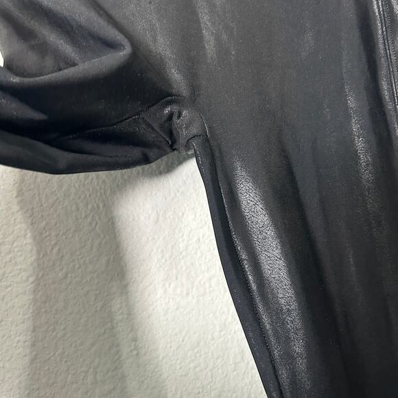 Spanx Women's Faux Leather Leggings Black Shaping Contour Waistband Size XS - Picture 7 of 16
